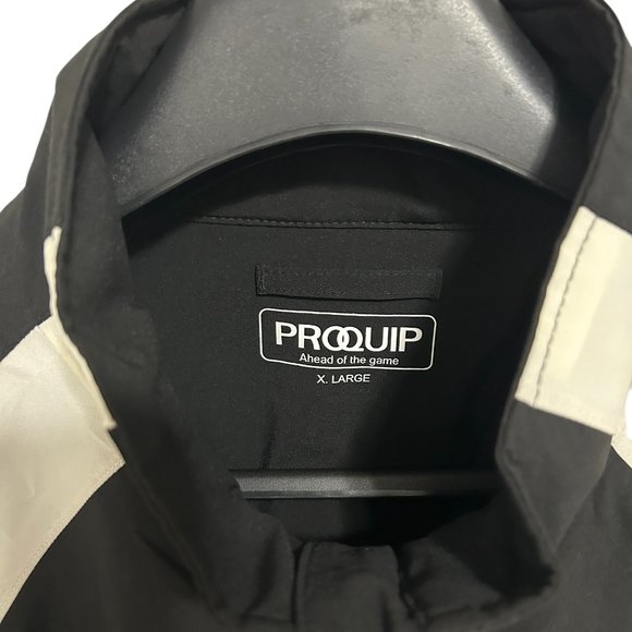 Proquip Golf Windbreaker Jacket Mens Size XL Full Zip Olympia Fields CC Logo - Picture 3 of 7